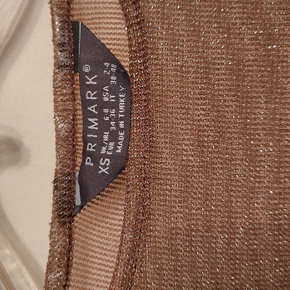 Elegant Sheer Brown Top - Picture 4 of 8